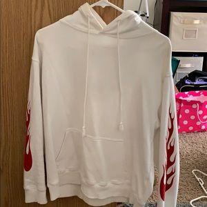 White Brandy Melville sweatshirt